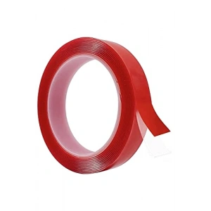 10 mm Genişlikte Şeffaf Su Geçirmez Çift Taraflı Bant, 5 mt