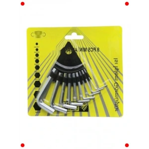 10 Parça ni Alyan Anahtar Seti, Çok Amaçlı Siyah