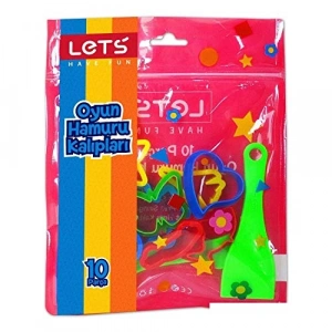 10 Parça Oyun Hamuru Kalıbı Seti, Eğlenceli Aktiviteler