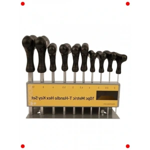 10 Parça T Saplı Alyen Anahtar Seti