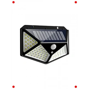 100 LED Dış Mekan Güneş Enerjili Sensörlü Aydınlatma