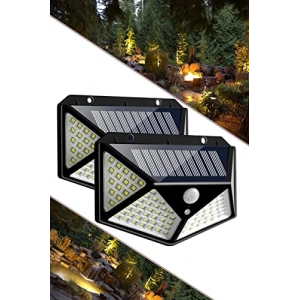 100 led güneş enerjili hareket sensörlü lamba, suya dayanıklı