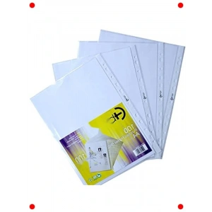 100lü A4 Şeffaf Poşet Dosya Seti