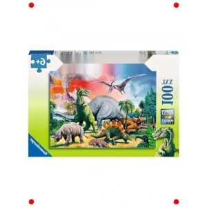 100 Parça Dinozor Temalı Yapboz