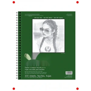 100 Yaprak Geri Dönüştürülmüş Eskiz Defteri 11x14 İnç