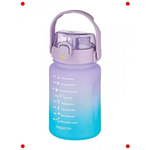 1000 ML Motivasyon Matarası - Çift Renk