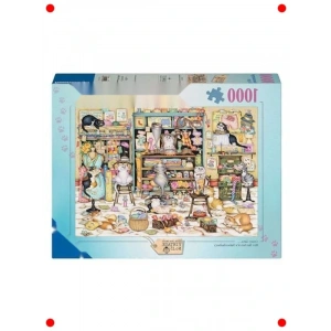 1000 Parça Çılgın Kediler Yapbozu - Yetişkinler İçin