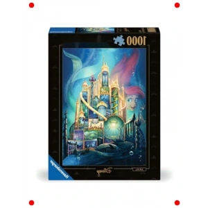 1000 Parça Deniz Kızı ve Şato Temalı Yetişkin Yapboz