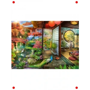 1000 Parça Japon Bahçesi Çevi Yapbozu