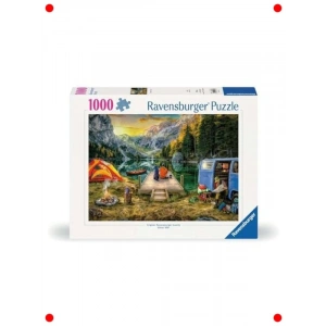 1000 Parça Kamp Temalı Yetişkin Yapbozu