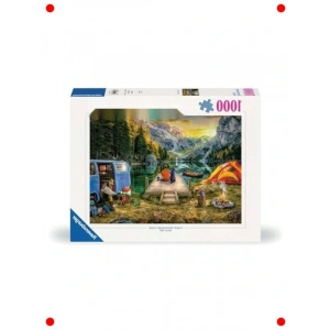 1000 Parça Kamp Temalı Yetişkin Yapbozu