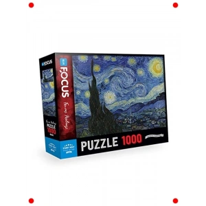1000 Parça Yapboz - Yıldızlı Gece Manzarası