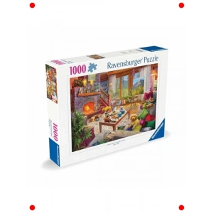 1000 Parça Yetişkin Puzzle: Huzurlu Oturma Odası