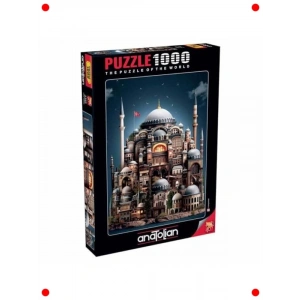 1000 Parça Yetişkin Yapbozu: Tarihi Yapı Görseli