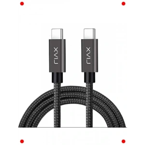 100W Hızlı Şarj USB-C Kablo, 2 Metre, Örgülü Tasarım