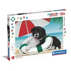 104 Parça Super Kolor Sunny Beach Bulmaca ile Eğlenceli Zaman