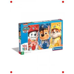 104 Parça Süper Renkli Köpek Devriyesi Yapbozu