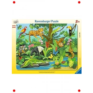 11 Parça Sevimli Hayvanlar Çocuk Puzzle