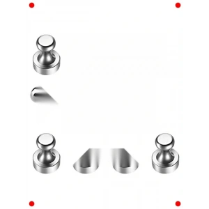 12 Adet Güçlü Neodyum Mıknatıs - Ev & Ofis İçin