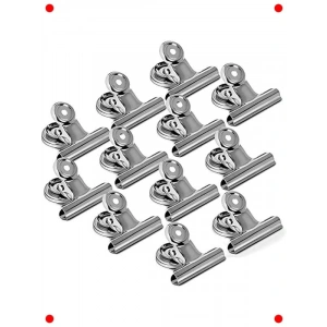 12 Adet Mıknatıslı Mandallı Buzdolabı Magnet Tutucu