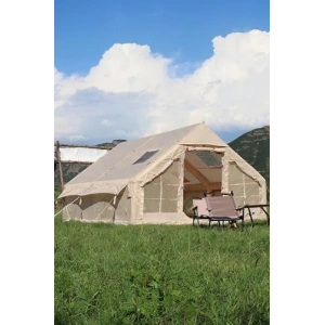 12 kişilik şişme kamp çadırı, dört mevsim kullanıma uygun