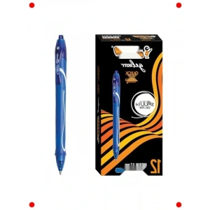 12li Hızlı Kuruyan Mavi Jel Kalem Seti 0.7 mm