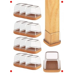 12li Kare  Ayak Koruyucu Silikon Kılıf