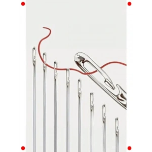 12li Kolay İplik Geçirmeli Dikiş İğne Seti