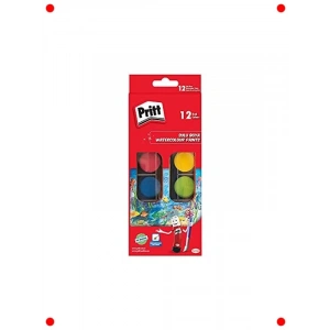 12li Suluboya Seti + Fırça Hediyeli