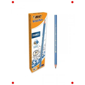 12li Üçgen Kurşun Kalem Seti - Kıymık Oluşturmaz