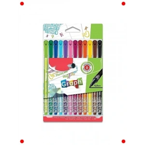 12 Renk Keçeli Kalem Seti, Çizim ve ma İçin