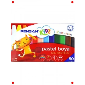 12 Renk Pastel Boya Seti
