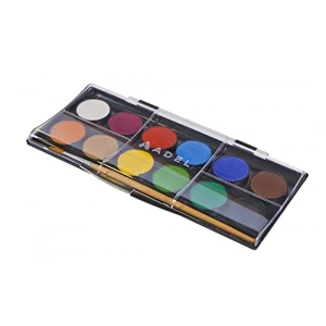 12 Renkli Sulu Boya Seti - 30 mm Kalınlığında