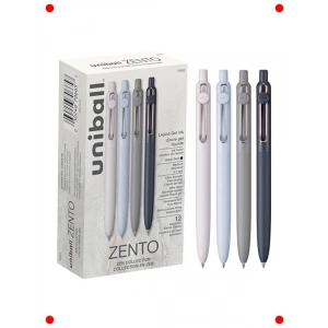 12 Siyah Jel Mürekkep Roller Kalem Seti