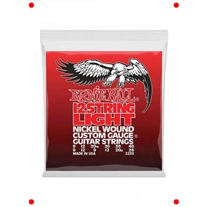 12 Telli Nikel Sargı Elektro Gitar Teli (09-46)