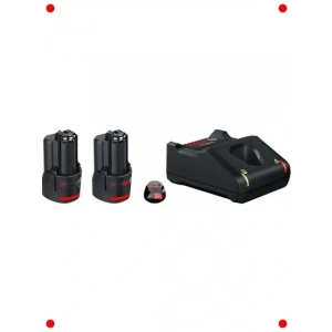 12V Akü Şarj Cihazı Seti (2x 2.0 Ah Akü Dahil)