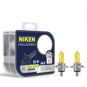 12V H4 60/55W Sarı Işık Ampul, 2800K, 2 Adet