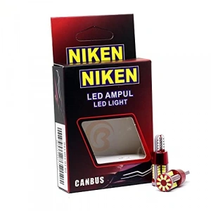12V T10 Dipsiz Ampul, 57 LEDli 2li Set, Beyaz Işık