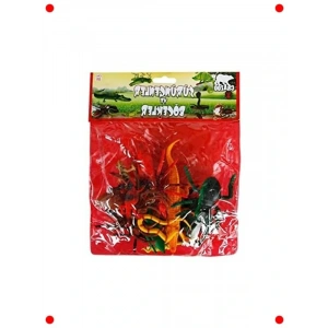 13 Parça Büyük Poşet Sürünn ve Böcek Figürleri