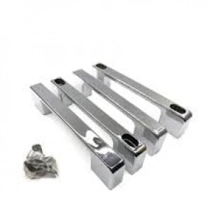 140mm Cam Duşakabin Kulp, 2 Kapaklık Krom Tasarım