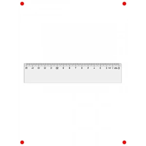 15 cm Şeffaf Ölçüm Cetveli