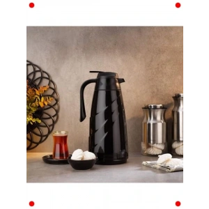 1.5 L Cam Termos - Siyah