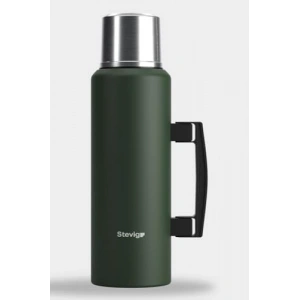 1.5 LT Kapasiteli Çelik Termos, Vakumlu Kulplu Tasarım