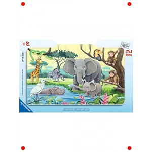 15 Parçalı Çerçeveli Hvan Temalı Çocuk Yapbozu