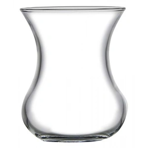 155 cc 6lı Pencereli Kutu ile Çay Bardağı Seti