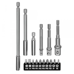 16 Parça Mıknatıslı Bits Uç Seti, Çeşitli Uçlar