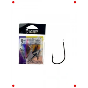 19 Adet Karbon Çelik Olta İğnesi #9 - Siyah