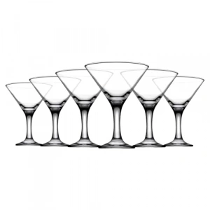 190 cc Kapasiteli Kokteyl Kadehi, 6lı Hediyelik Kutu