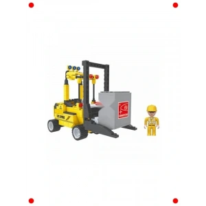 195 Parça Forklift ve İşçi Yapım Seti