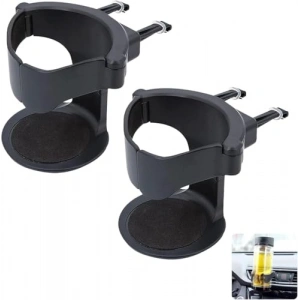 2 Adet Ayarlanabilir Bardak Tutucu, Araç Hava Menfezi Klipsli